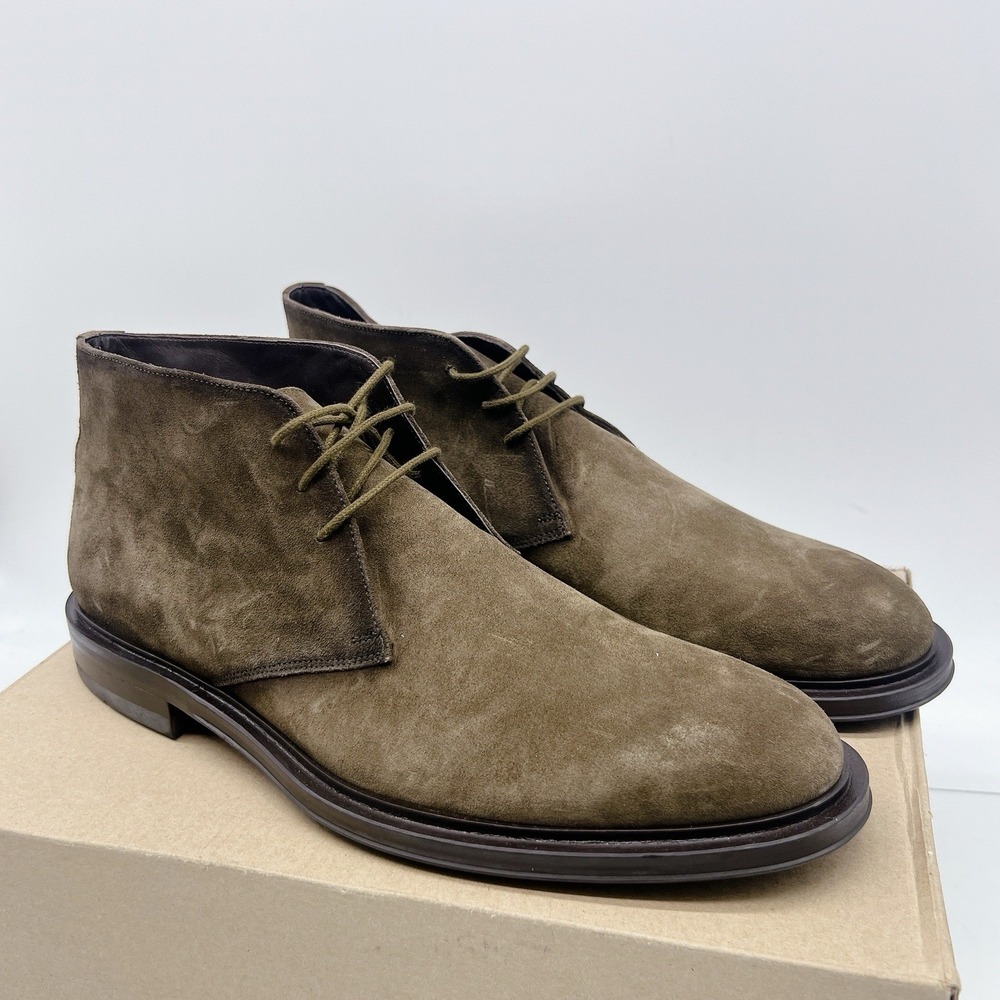 To Boot New York Richard Men's Chukka Boots Brown Suede Lace Up US 10.5 $450